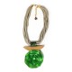 COLLANA MULTIFILO IN CORDA CON PENDENTE A FIORE IN RESINA - FT24128A785