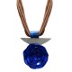 COLLANA MULTIFILO IN CORDA CON PENDENTE A FIORE IN RESINA - FT24128A785