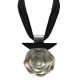 COLLANA MULTIFILO IN CORDA CON PENDENTE A FIORE IN RESINA - FT24128A785