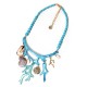 COLLANA IN RESINA CON CHARMS CORALLO E CONCHIGLIA - FT24136B994