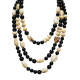 COLLANA DI PERLINE IN RESINA A TRE FILI - FT24144B620 COLLANA DI PERLINE IN RESINA A TRE FILI - FT24144B620