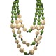 COLLANA DI PERLINE IN RESINA A TRE FILI - FT24152B619