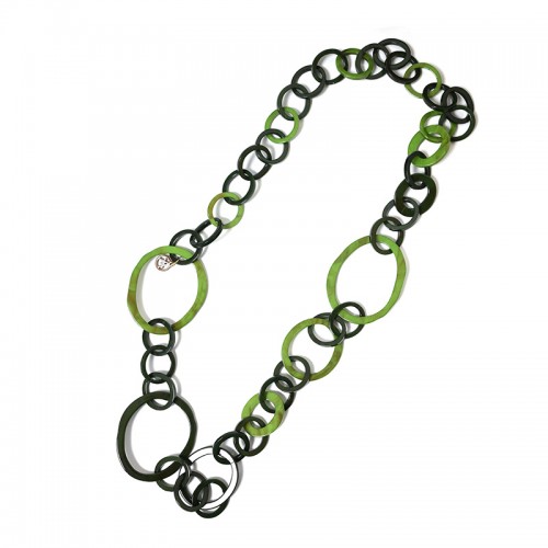 COLLANA LUNGA A CATEMA IN RESINA - FT24152B624