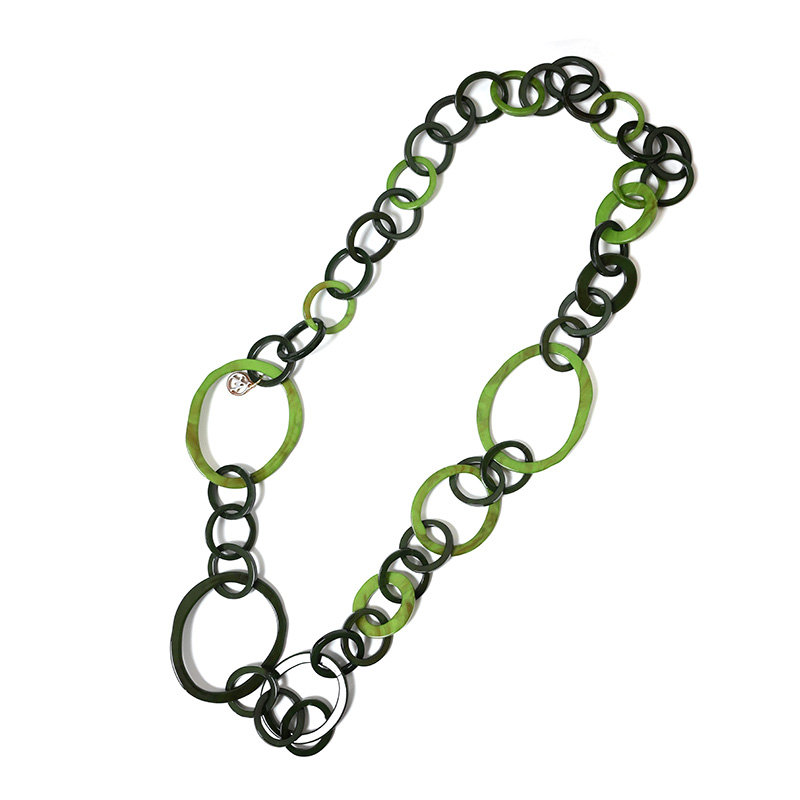 COLLANA LUNGA A CATENA IN RESINA - FT24152B624 COLLANA LUNGA A CATENA IN RESINA - FT24152B624