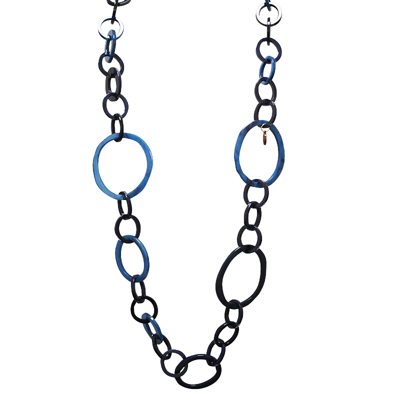 COLLANA LUNGA A CATENA IN RESINA - FT24152B624 COLLANA LUNGA A CATENA IN RESINA - FT24152B624