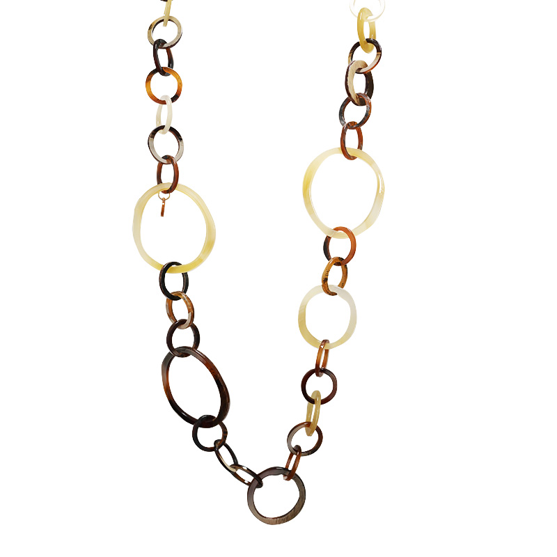 COLLANA LUNGA A CATENA IN RESINA - FT24152B624 COLLANA LUNGA A CATENA IN RESINA - FT24152B624