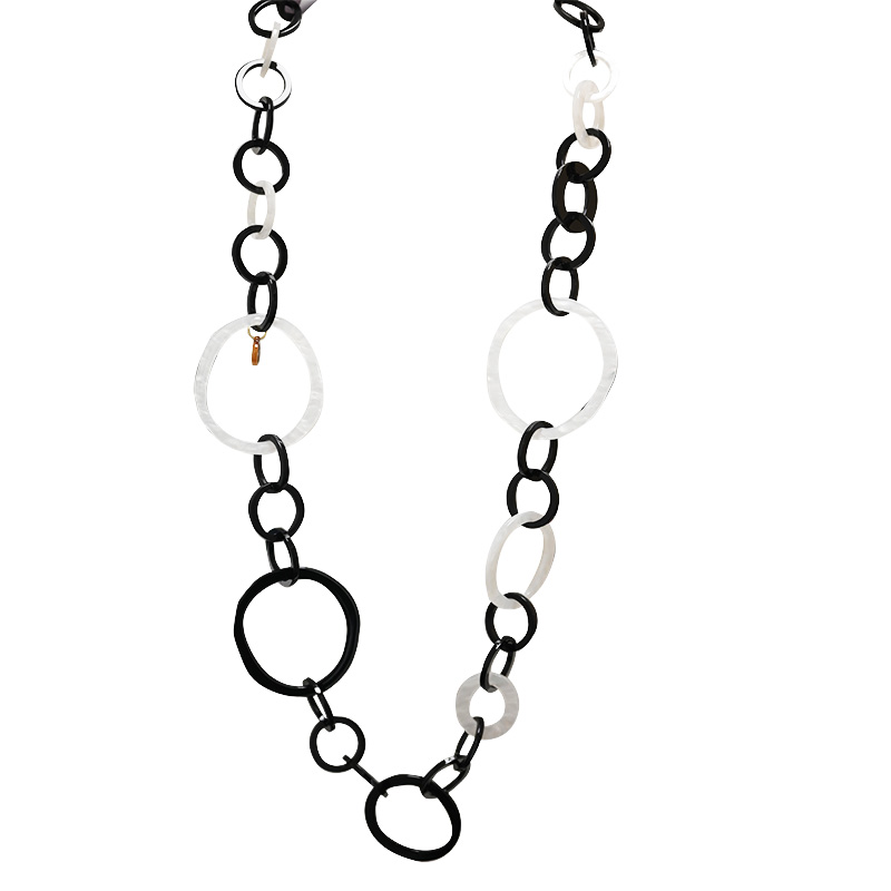 COLLANA LUNGA A CATENA IN RESINA - FT24152B624 COLLANA LUNGA A CATENA IN RESINA - FT24152B624