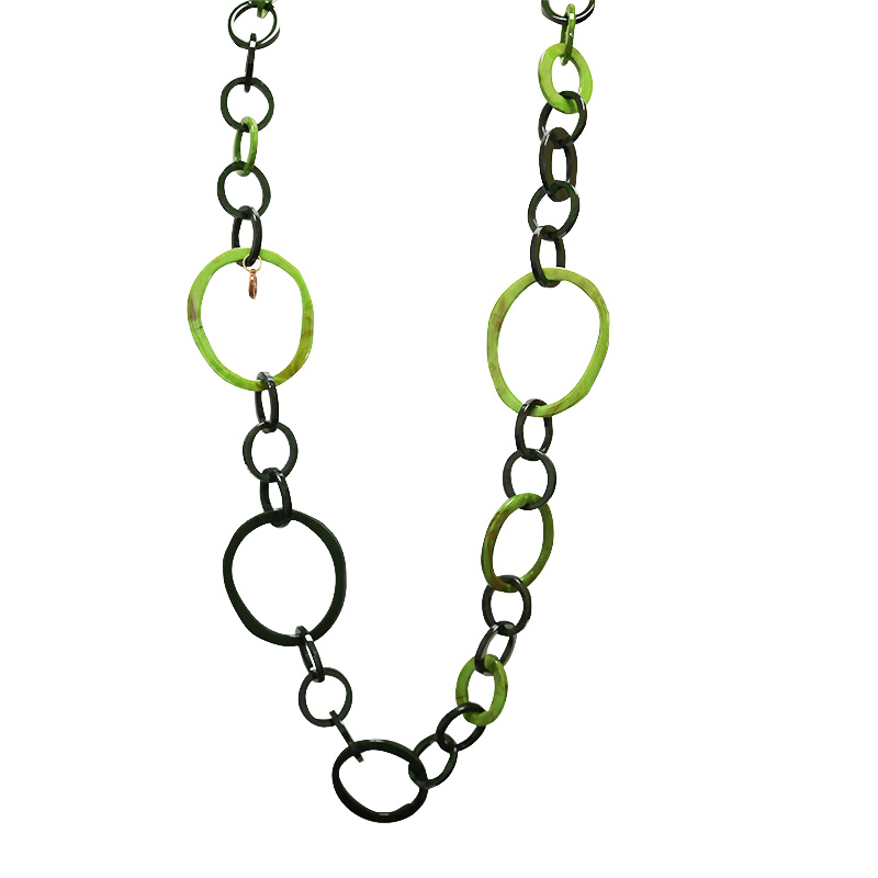 COLLANA LUNGA A CATENA IN RESINA - FT24152B624 COLLANA LUNGA A CATENA IN RESINA - FT24152B624