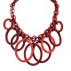 COLLANA BAVAGLINO CON ANELLI IN RESINA - FT24160B759 COLLANA BAVAGLINO CON ANELLI IN RESINA - FT24160B759