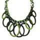 COLLANA BAVAGLINO CON ANELLI IN RESINA - FT24160B759 COLLANA BAVAGLINO CON ANELLI IN RESINA - FT24160B759