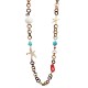 COLLANA LUNGA IN RESINA CON ELEMENTI MARINI - FT24160B990