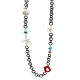 COLLANA LUNGA IN RESINA CON ELEMENTI MARINI - FT24160B990