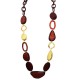 COLLANA LUNGA GEOMETRICA IN RESINA - FT24168B617 COLLANA LUNGA GEOMETRICA IN RESINA - FT24168B617
