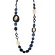 COLLANA LUNGA CON CATENA E DISCHI IN RESINA - FT24184B618 COLLANA LUNGA CON CATENA E DISCHI IN RESINA - FT24184B618