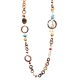 COLLANA LUNGA IN RESINA CON ELEMENTI MARINI - FT24184B989