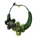 COLLANA IN RESINA A MEZZALUNA CON FIORI - FT24252B754