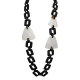COLLANA LUNGA A CATEMA CON TRAPEZI IN RESINA - FT24280B623 COLLANA LUNGA A CATEMA CON TRAPEZI IN RESINA - FT24280B623