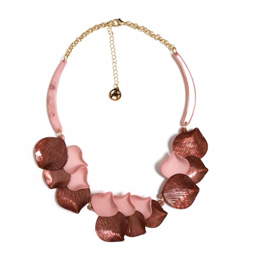 COLLANA CON PETALI IN RESINA - FT25128C534