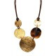 COLLANA CON DISCHI IN RESINA - FT25144C531