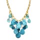 COLLANA BAVAGLINO CON PENDENTI MULTIFORMA IN RESINA - FT25152C535