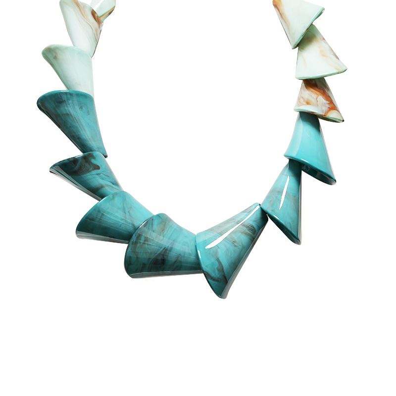 COLLANA CONO D'ARTE IN RESINA - FT25168C529