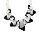 COLLANA ORGANICA CON PETALI IN RESINA - FT25176C530