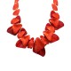 COLLANA ORGANICA CON PETALI IN RESINA - FT25176C530