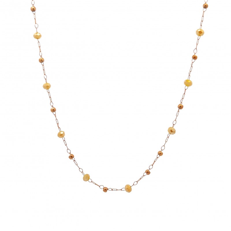 COLLANA GIROCOLLO CON CRISTALLI - JN211128544E13
