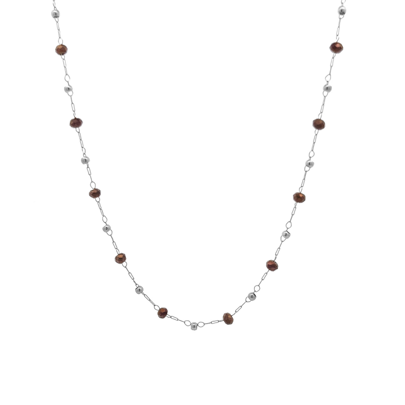 COLLANA GIROCOLLO CON CRISTALLI - JN211128544E13