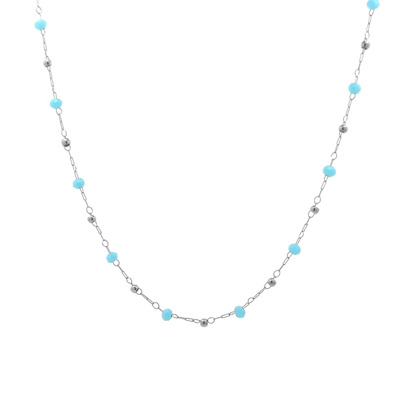 COLLANA GIROCOLLO CON CRISTALLI - JN211128544E13