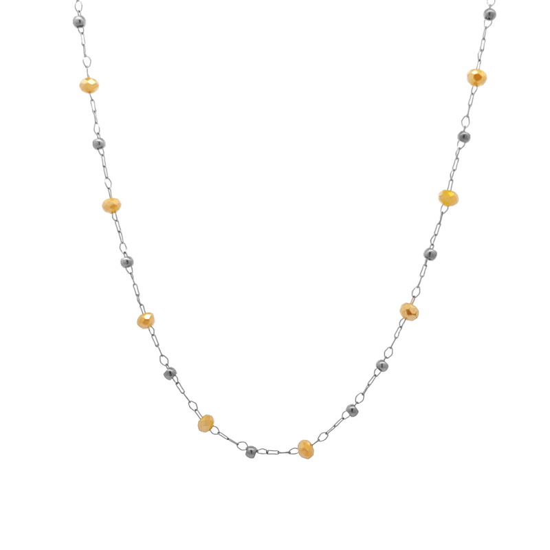 COLLANA GIROCOLLO CON CRISTALLI - JN211128544E13