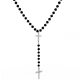 COLLANA A Y CON PERLINE E CROCE - JN211225L41
