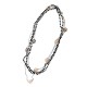 COLLANA LUNGA A DOPPIO FILO CON PERLINE E CIONDOLI H - JN211225L42