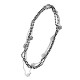 COLLANA LUNGA A DOPPIO FILO CON PERLINE E CIONDOLI H - JN211225L42