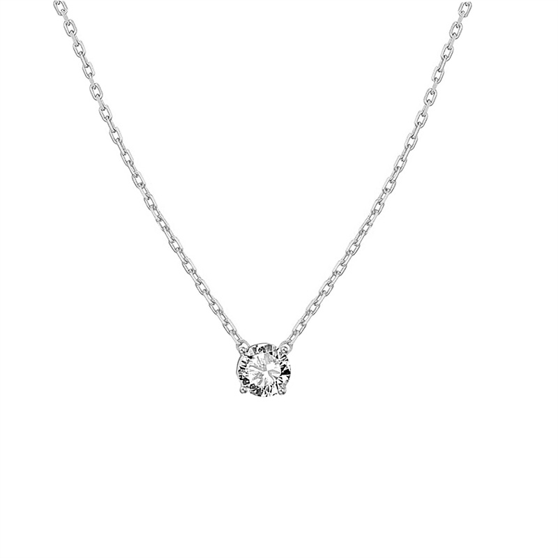 COLLANA PUNTO LUCE CON ZIRCONE - JN2440B772
