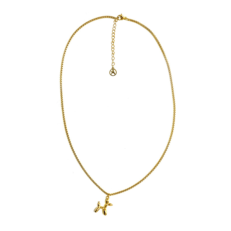 COLLANA CON PENDENTE A CANE PALLONCINO - JN2444B769 COLLANA CON PENDENTE A CANE PALLONCINO - JN2444B769
