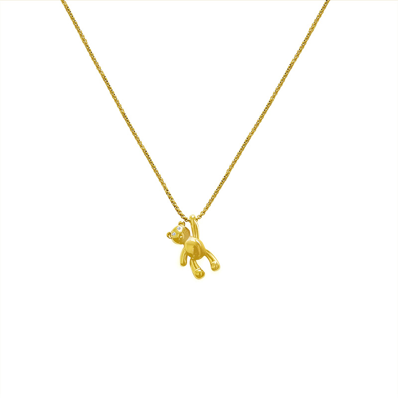 COLLANA CON PENDENTE A ORSETTO - JN2444B770 COLLANA CON PENDENTE A ORSETTO - JN2444B770
