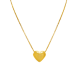 COLLANA CON CIONDOLO CUORE LUCIDO BOMBATO - JN2448B525