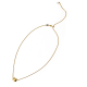 COLLANA REGOLABILE CON CIONDOLO FAGIOLO - JN2452B524