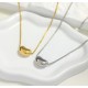 COLLANA REGOLABILE CON CIONDOLO FAGIOLO - JN2452B524