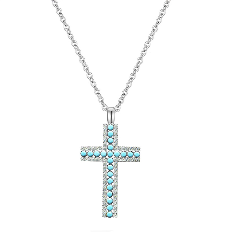 COLLANA CON PENDENTE A CROCE - JN25104C191 COLLANA CON PENDENTE A CROCE - JN25104C191