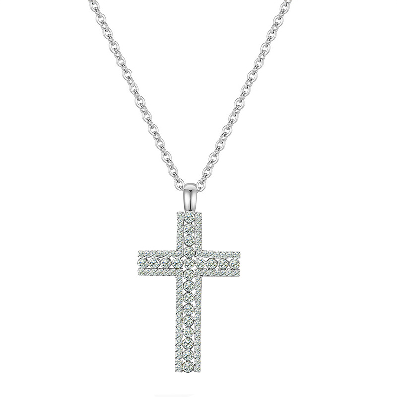 COLLANA CON PENDENTE A CROCE - JN25104C191 COLLANA CON PENDENTE A CROCE - JN25104C191