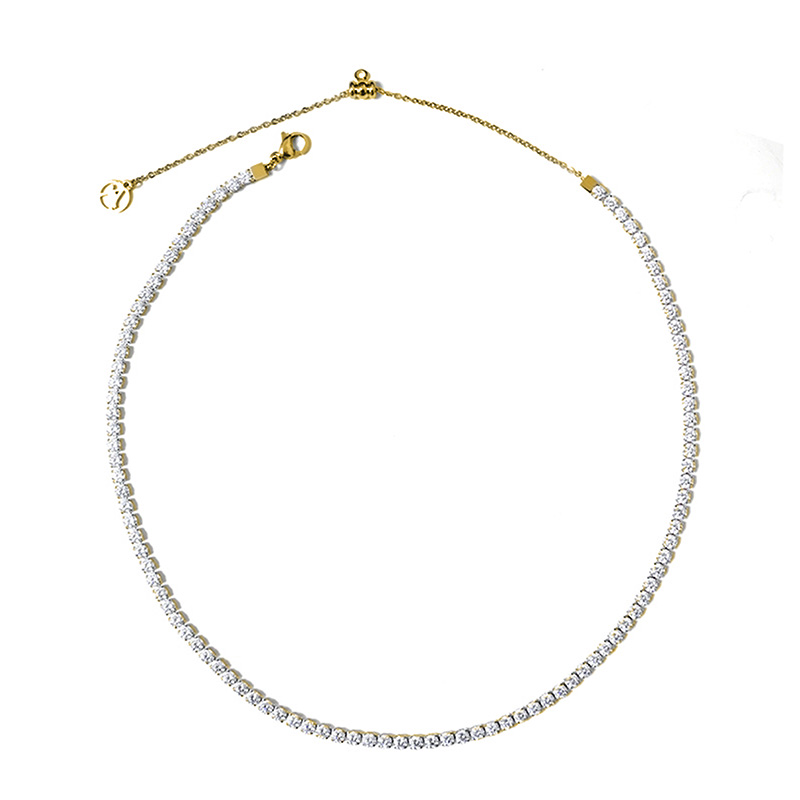 COLLANA TENNIS REGOLABILE CON CURSORE - JN25108C183 COLLANA TENNIS REGOLABILE CON CURSORE - JN25108C183