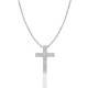 COLLANA CON PENDENTE A CROCE CON ZIRCONI - JN25108C681