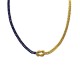 COLLANA CON NODO E ZIRCONE COLORATO A DOPPIO FILO - JN25120C271