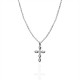 COLLANA CON PENDENTE A CROCE CON ZIRCONI - JN2556C675