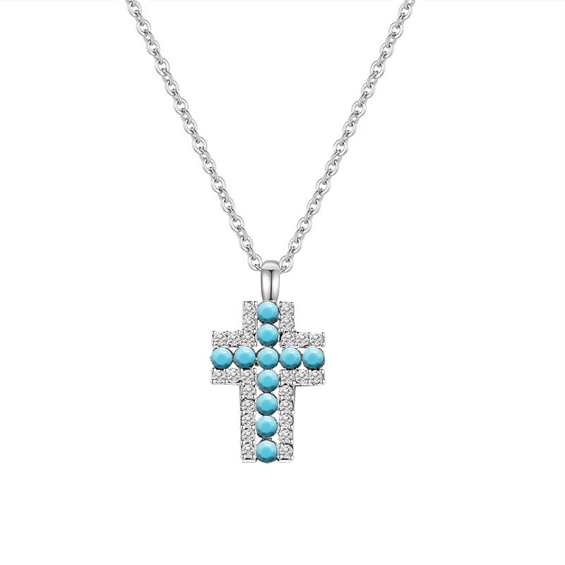 COLLANA CON PENDENTE A CROCE - JN2560C196 COLLANA CON PENDENTE A CROCE - JN2560C196