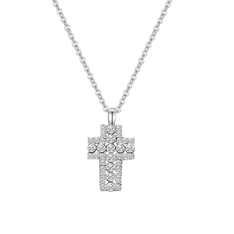 COLLANA CON PENDENTE A CROCE - JN2560C196 COLLANA CON PENDENTE A CROCE - JN2560C196