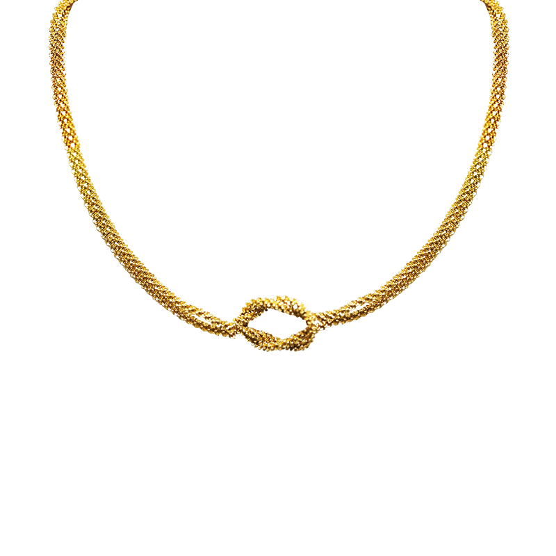 COLLANA CON NODO A DOPPIO FILO - JN2572C273