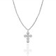 COLLANA CON PENDENTE A CROCE ARROTONDATA CON ZIRCONI – JN2580C669